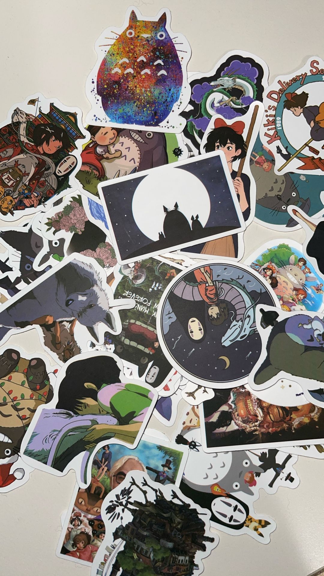 STUDIO GHIBLI SPIRITED AWAY TOTORO KIKIS DELIVERY SERVICE PRINCESS MONONOKE STICKERS