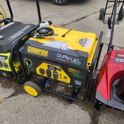 Generators - Available Ryobi And Dual Fuel Champion 