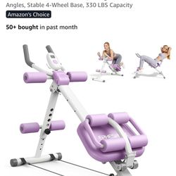 EPHESPORT 2-in-1 Crunch & Sit-Up Ab Machine