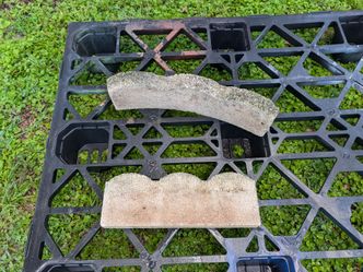 White Scallop Concrete Edgers