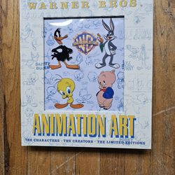 Warner Bros (Bugs Bunny) Animation Art Coffee Table Book MINT