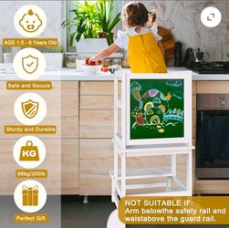 Toddler Kitchen Stool Helper,