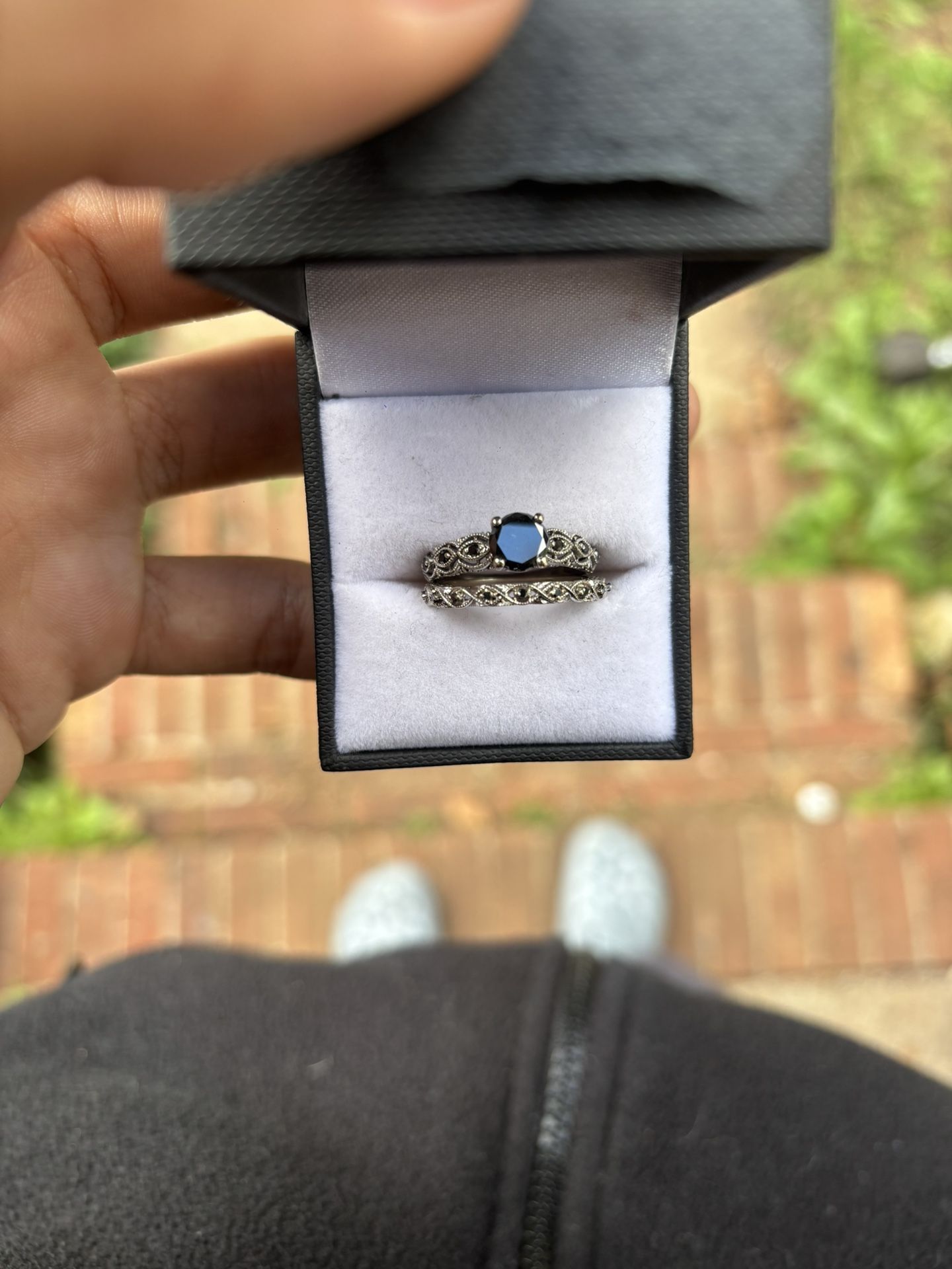 wedding ring set 