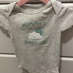 Mommy’s Little Sunshine Baby Bodysuit Onsie (Size 6m)