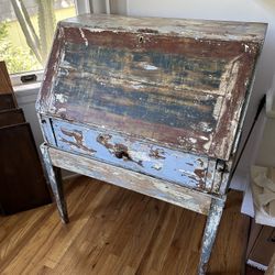 Antique Distressed Writing Desk