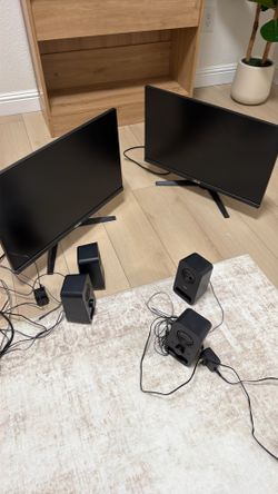 2 PACK- ASUS MONITOR + SPEAKERS