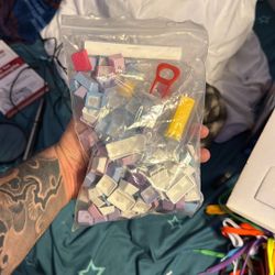 Bag Of Colorful Keycaps + Puller