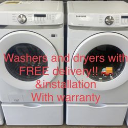 Washers and Dryers