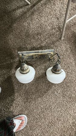 Lights with fixture for bathroom