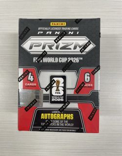 2026 Panini PRIZM FIFA World Cup Red Blaster Box In Hand