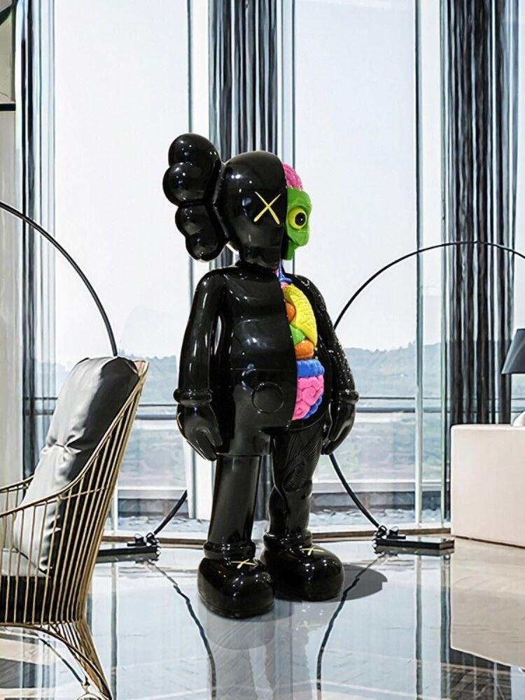 kaws 5ft custom statue painted 