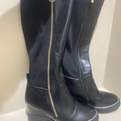 Knee High Wedge Boots 