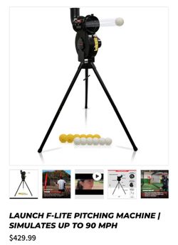 Baseball & Softball Pitching Machines, Baseballs, Hitting nets, and Tee’s