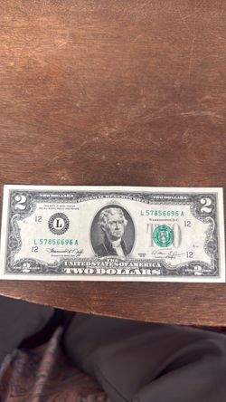 1976 Series $2 Two Dollar Bill