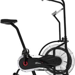 AtivaFit Air Bike for Indoor Cycling Fitness