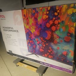 Tv TCL Roku 65", MiniQled, 480 Natural Motion, Alexa, Alexa, Google, Excellent 