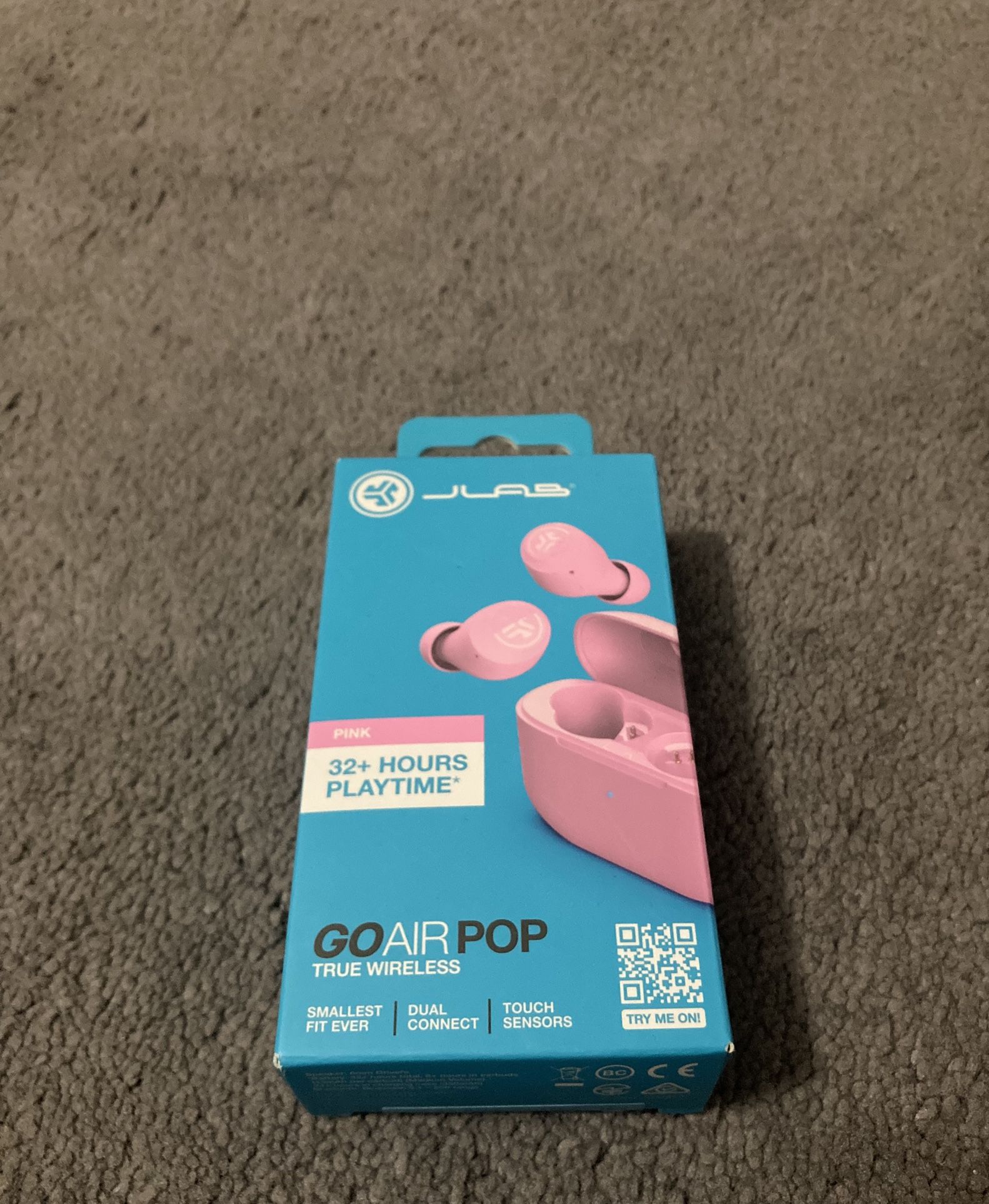 JLab Go Air Pop Wireless Headphones Brand New