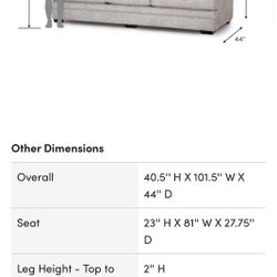 Terrin 101.5'' Upholstered Sofa By Wade Logan®