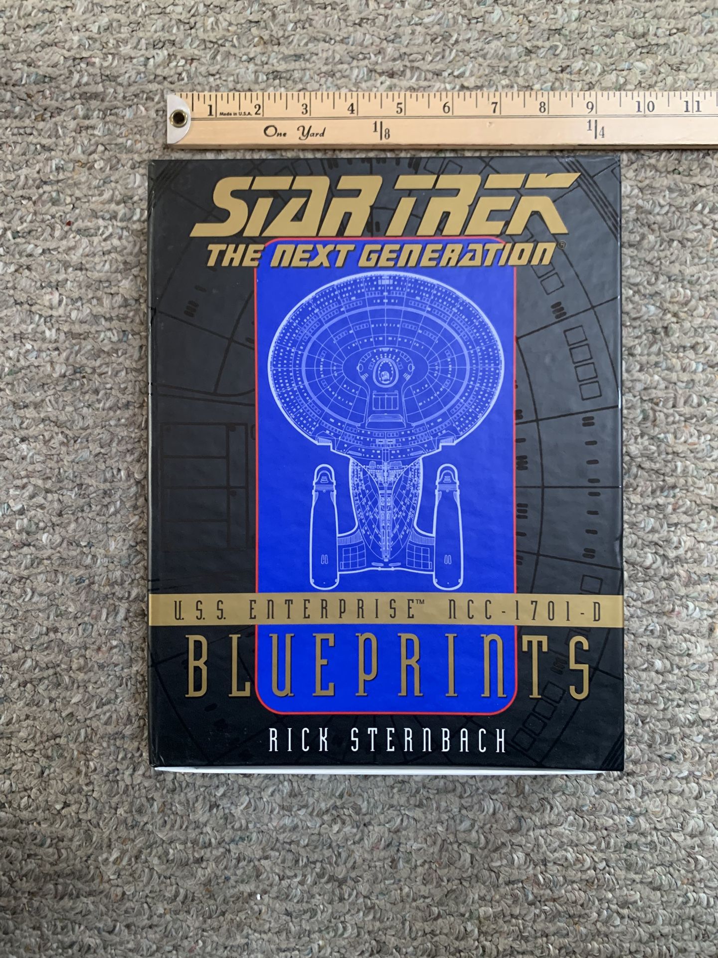 Star Trek: The Next Generation U.S.S. Enterprise NCC-1701-D Blueprints by Rick Sternbach.