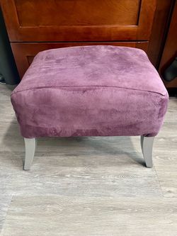Purple foot stool