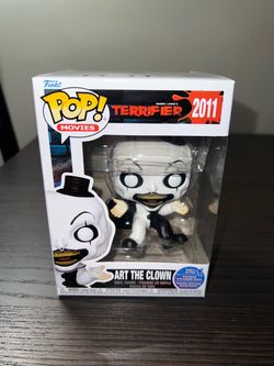 Art the Clown Shelf Sitter Funko Pop #2011 Terrifier Horror Movies Films Slasher David Thornton