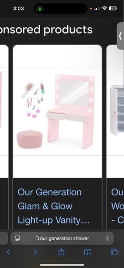 Our Generation Dream And Glow Vanity