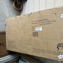 Metal X Coffee Table