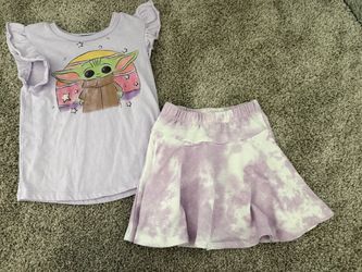 Toddler girl Yoda outfit