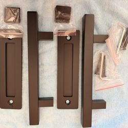 barn door handle set
