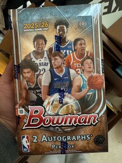 2025-26 Bowman Basketball Hobby Box  Topps Factory Sealed