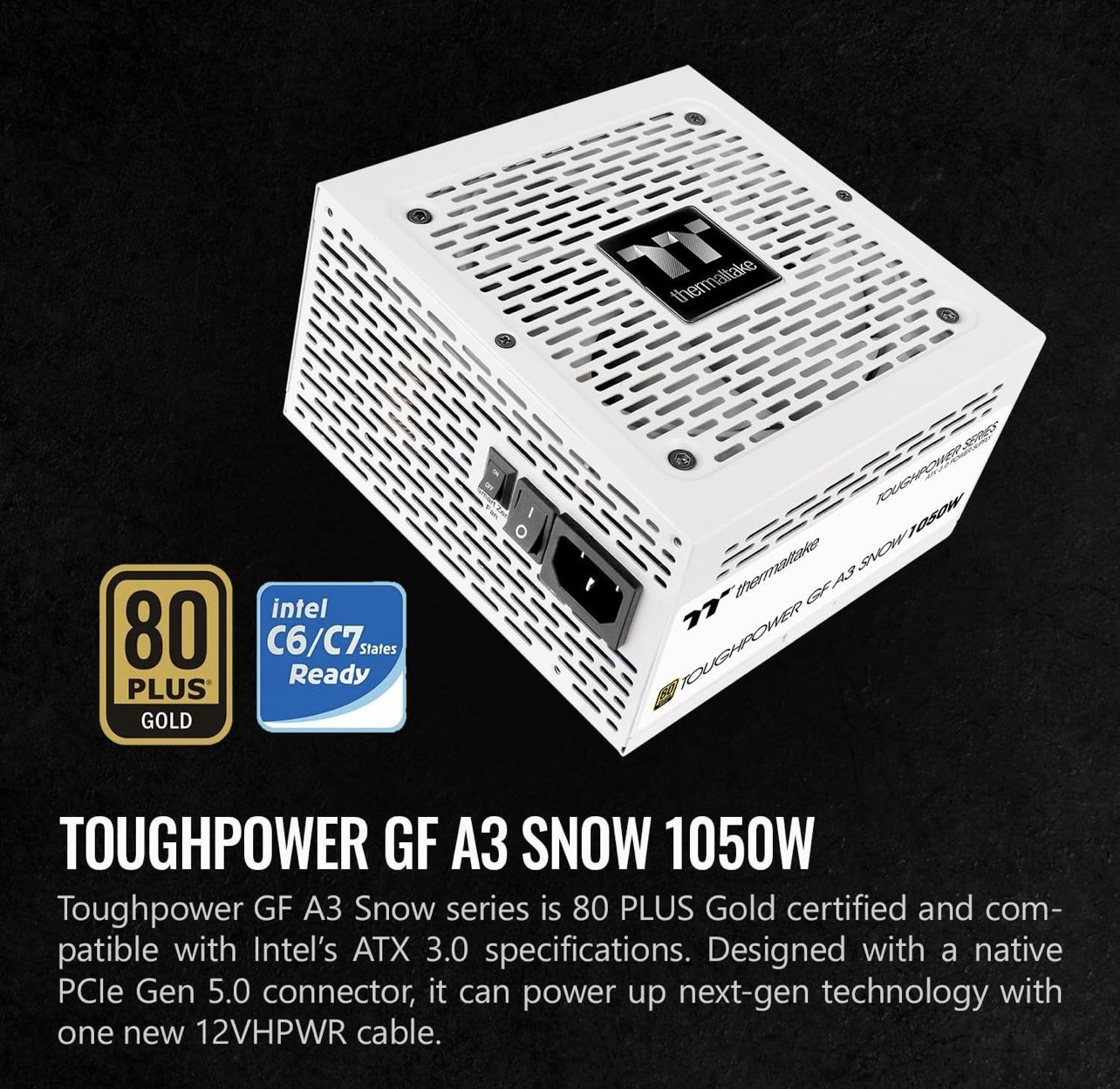 Thermaltake Toughpower GF A3 Snow Edition 1050W 80+ Gold