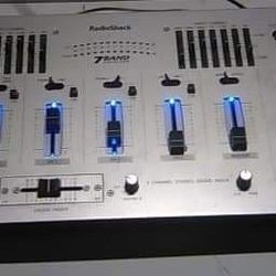 Radio Shack 7 Band Equiizer/  3 Channel Stereo Sound Mixer Z