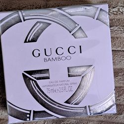 " AUTHENTIC NEW & SEALED " GUCCI BAMBOO WOMAN'S 2.5 OZ PARFUM SPRAY 50$