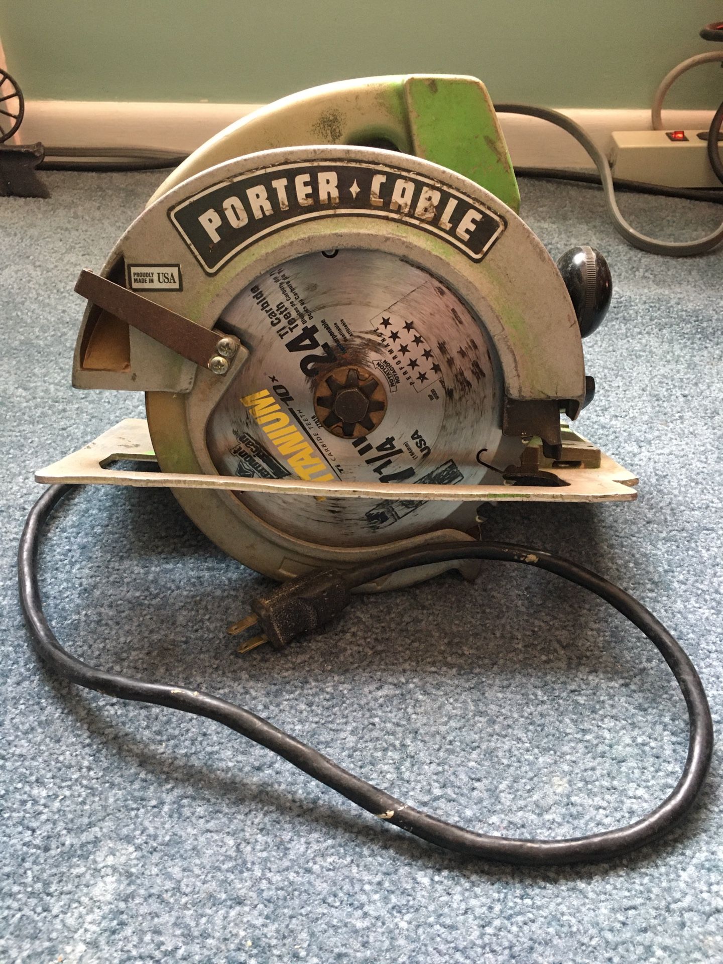 Vintage Porter Cable Circular Saw Model 315-1 Type 2 Builders Grade