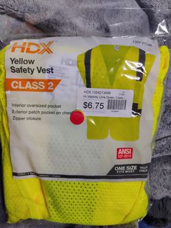 Yellow Safety Vest Class 2