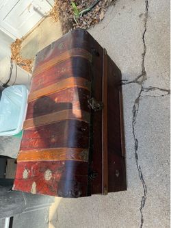 Wooden chest