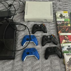 Xbox One + Xbox 360 Bundle w/ 5 Controllers & 10+ Games (GTA, COD)