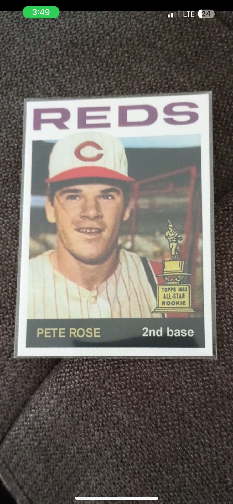 Pete Rose #125 Rare Card