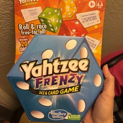Yahtzee Frenzy Dice And Card Game