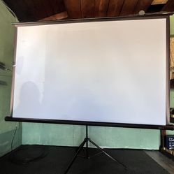 Projector Screen With Stand (60 Inches)