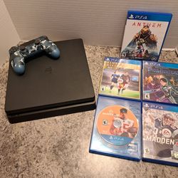 PS4 Slim with Extras