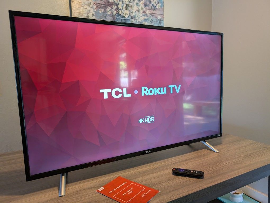 TCL 49 inch 4k Roku TV