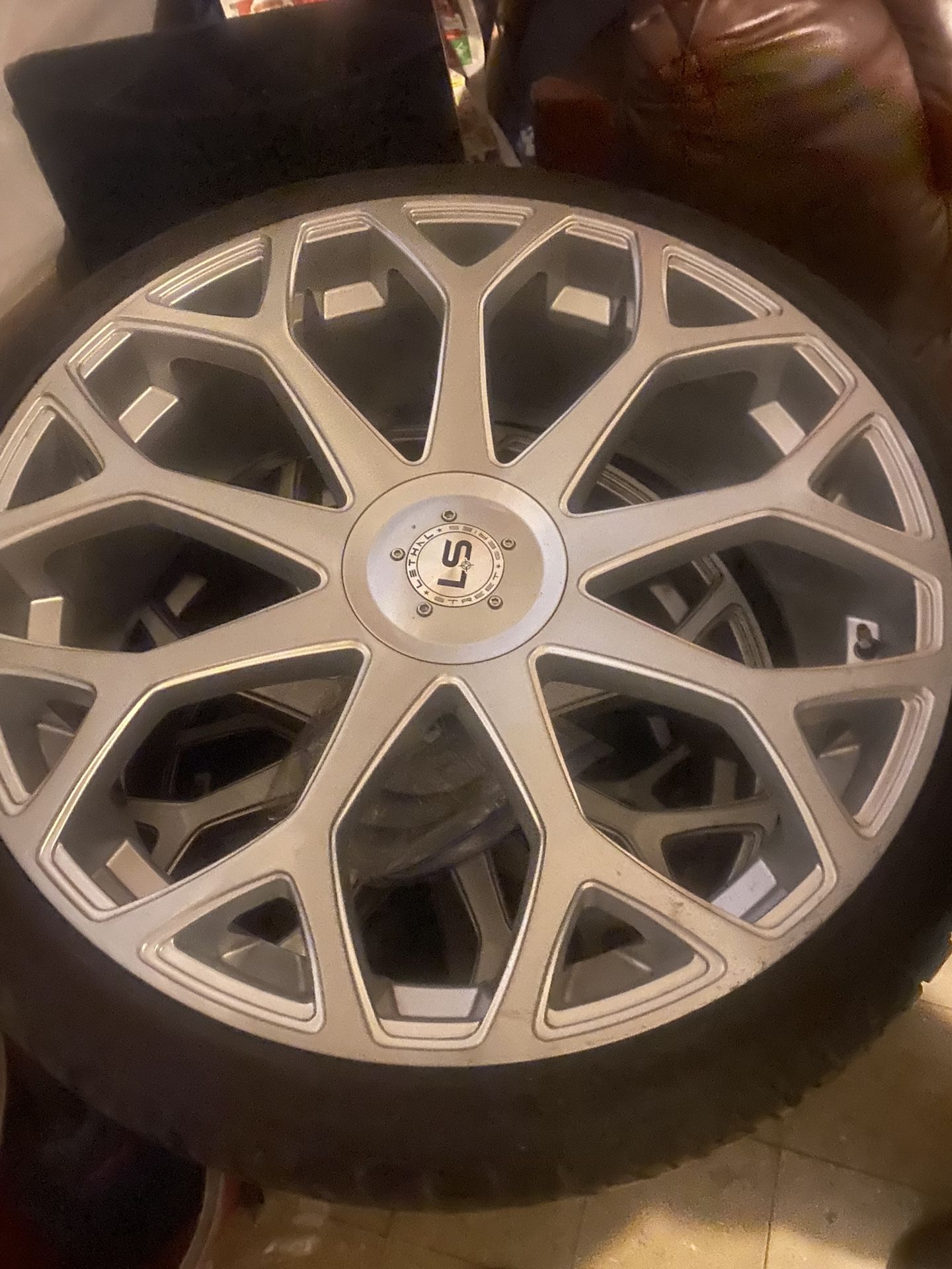 26 inch Lethal Street Series Rims, New Tires