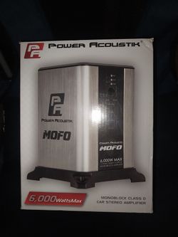 Brand new power acoustik amplifier