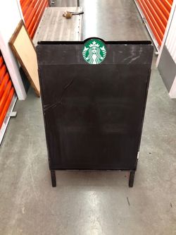 Starbucks metal A frame large sign magnetic chalk