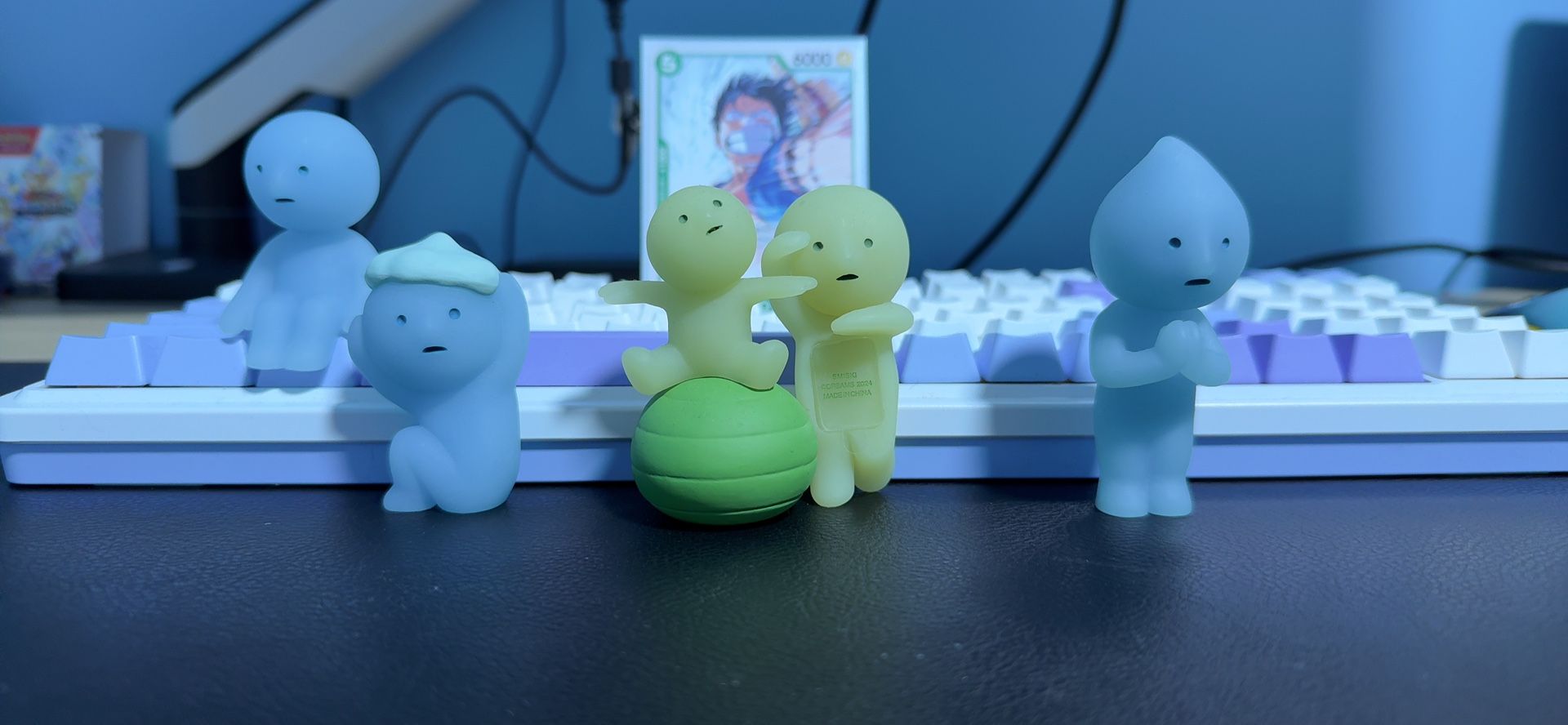 Smiski GID Figures Set of 6 – No Box, Great Condition