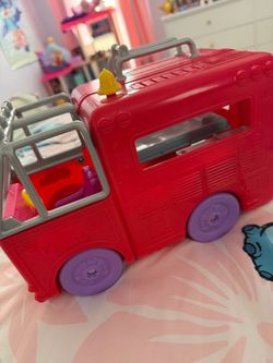 Chelsea Red Toy Fire Truck Playset