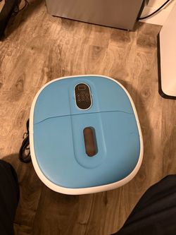 Foot Spa Massager with Heat, Bubbles & Rollers