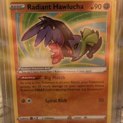 Radiant Hawlucha - 081/189 Ultra Rare Astral Radiance Pokemon TCG 