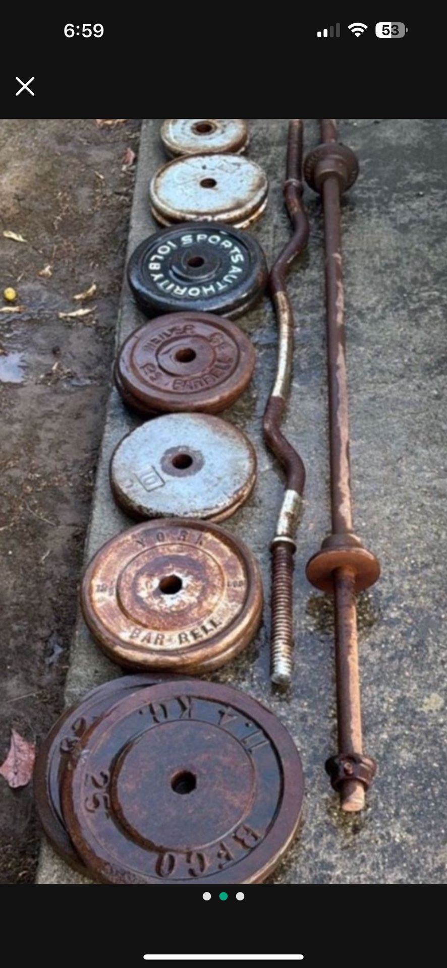 Todas Las Pesas Y Batas Por 95